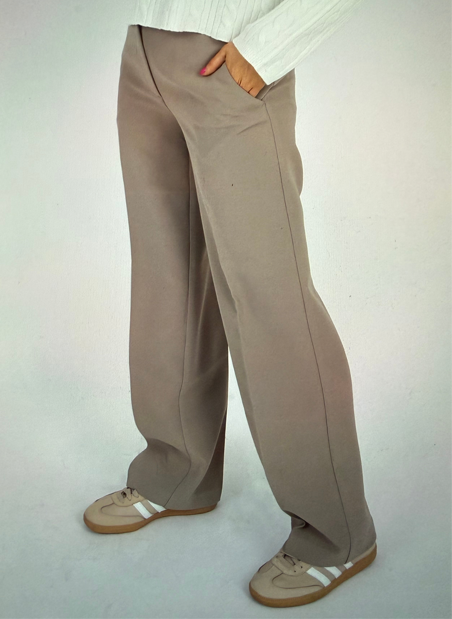 Blake zip up straight leg pants