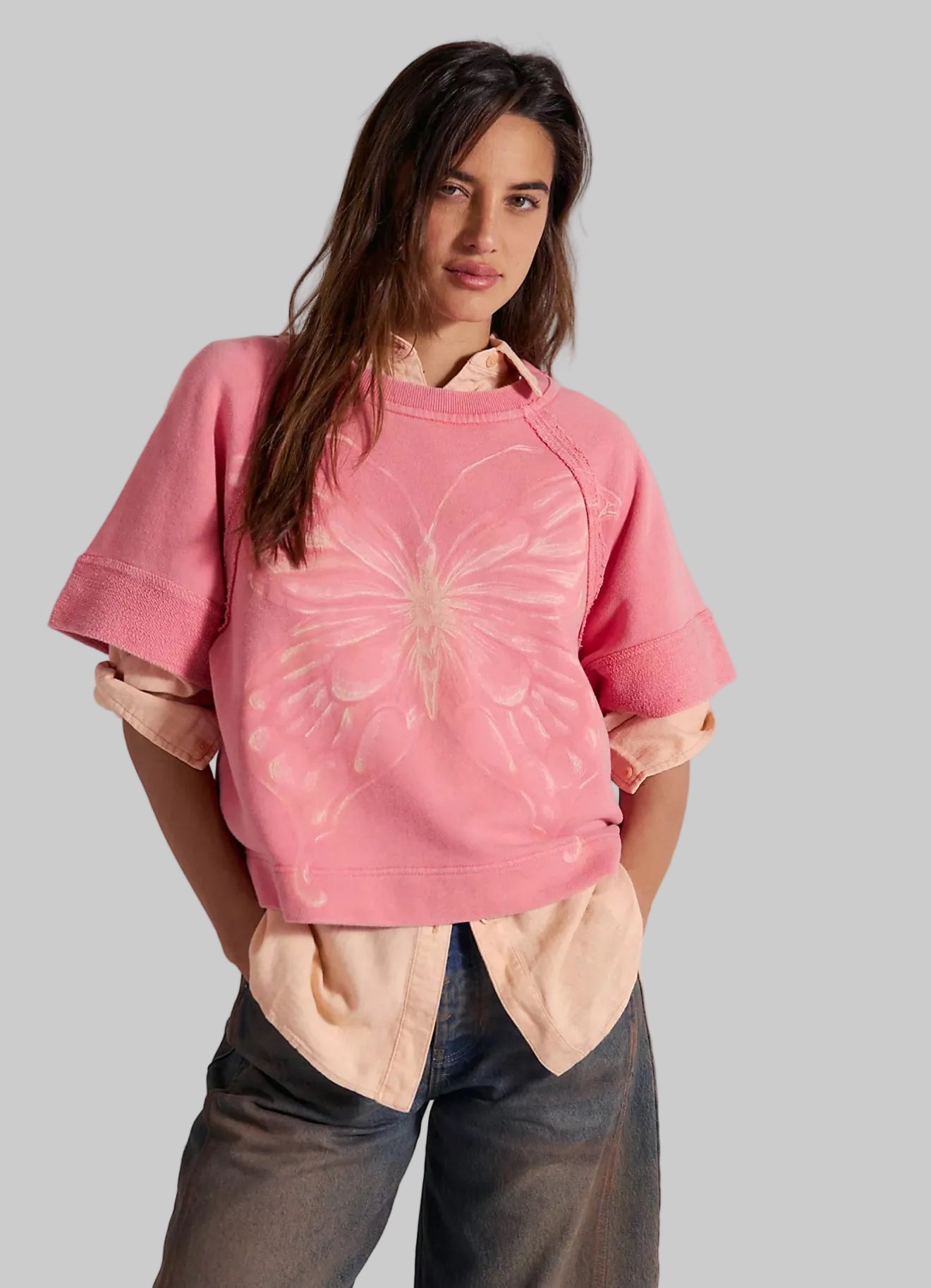 Dahlia Pullover/ vintage Rosie combo