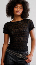 Angelina lace tee
