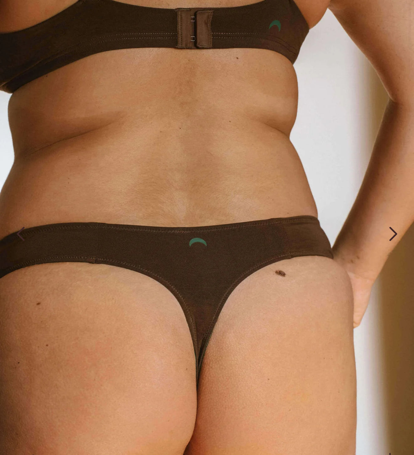 Huha Brown Low Profile Thong