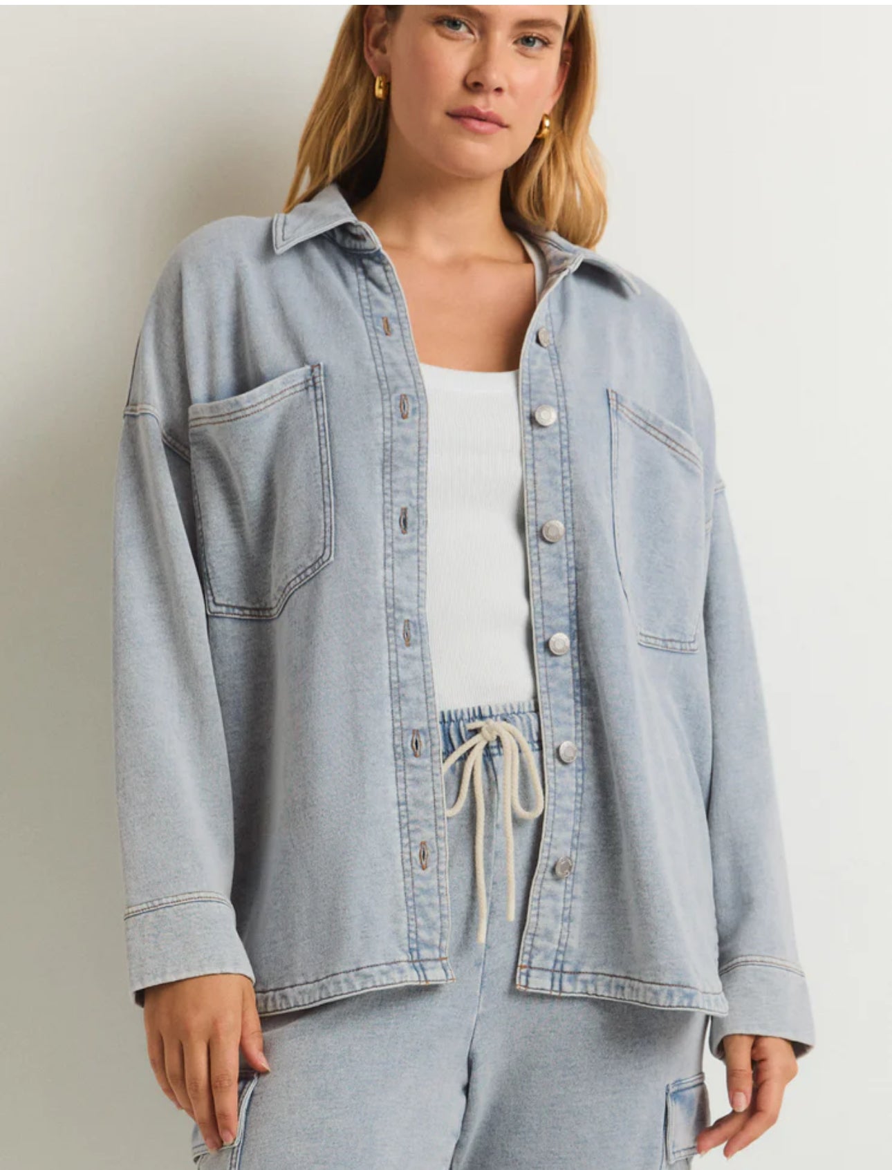 Zsupply All Day Knit Denim Jacket