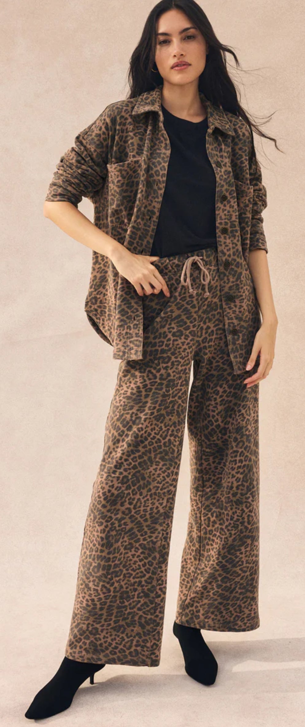 Hunter Knit Leopard Pant
