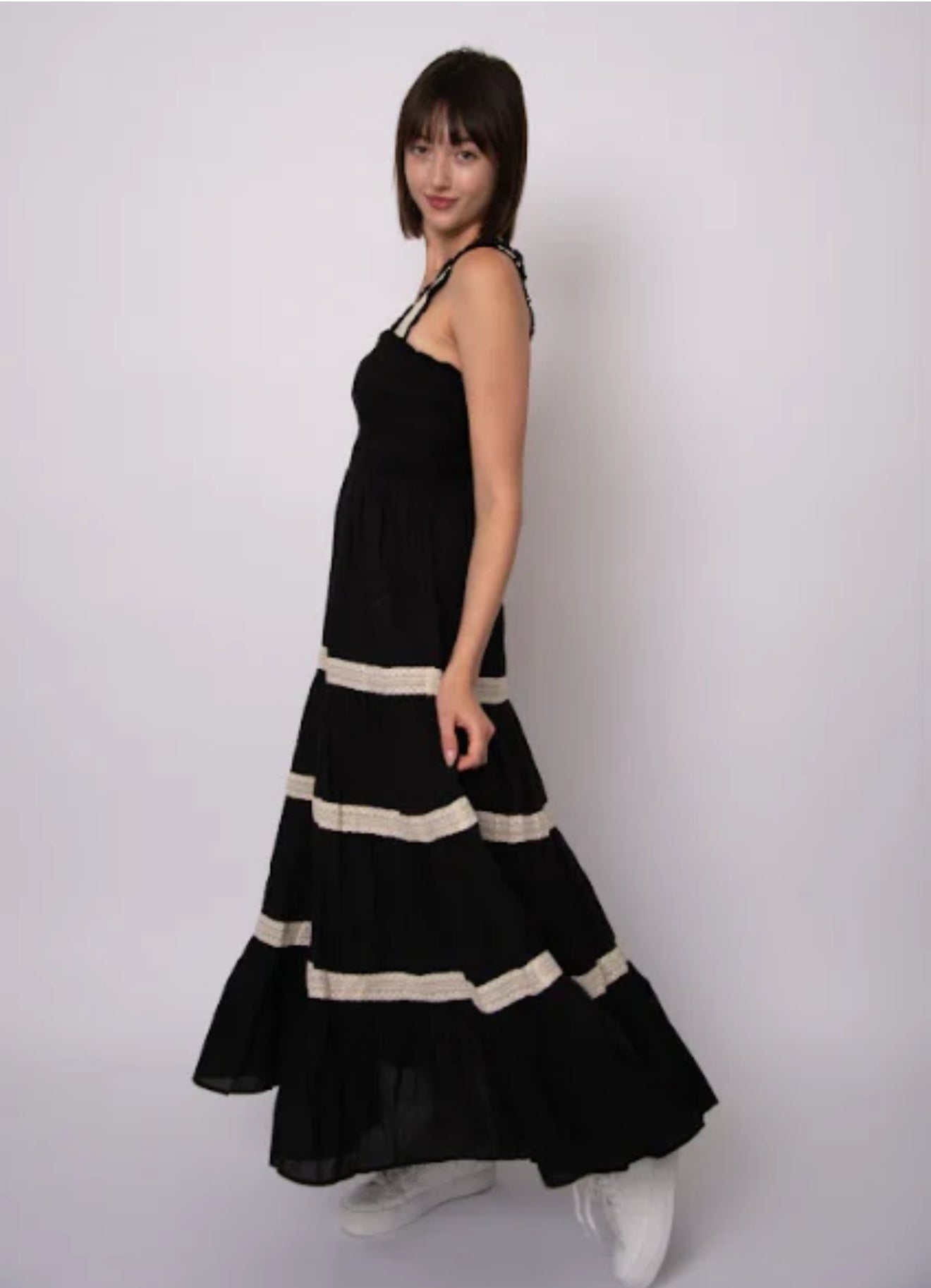 Rd Style ARI COTTON VOILE TIER DRESS