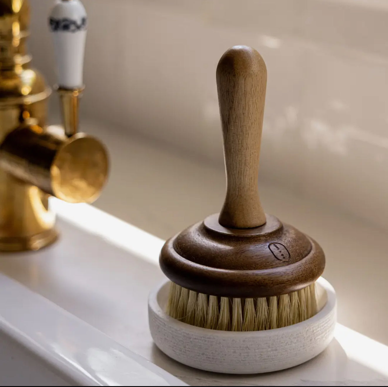 Dish soap scrub brush