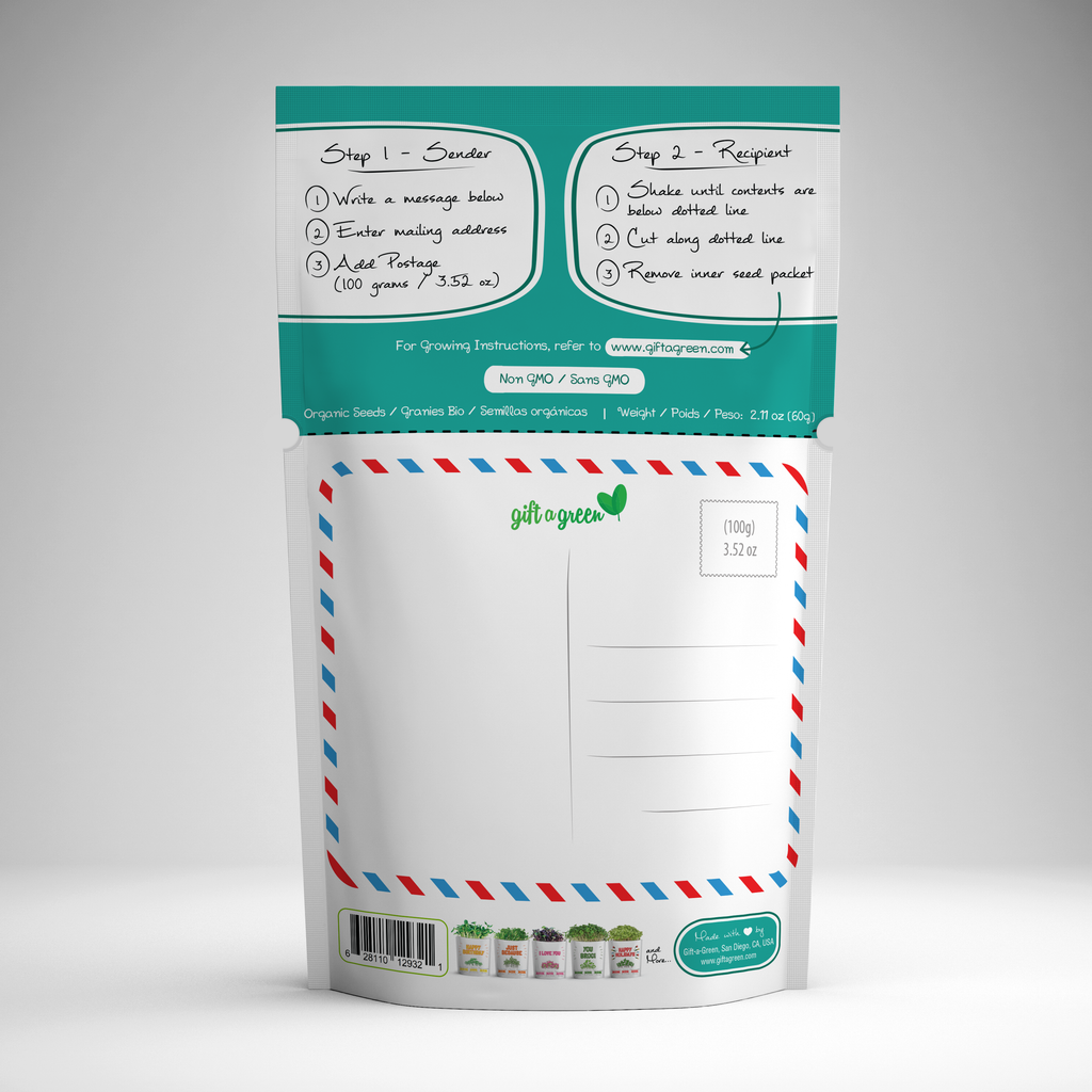 Thinking of You Organic Microgreens Grow Card | GiftaGreen