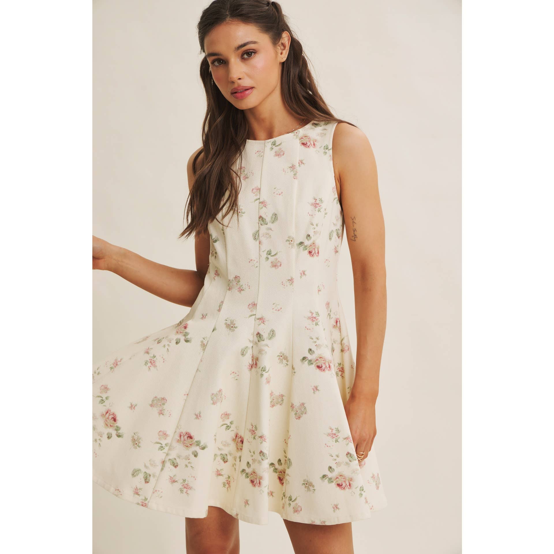 English Rose Mini Dress