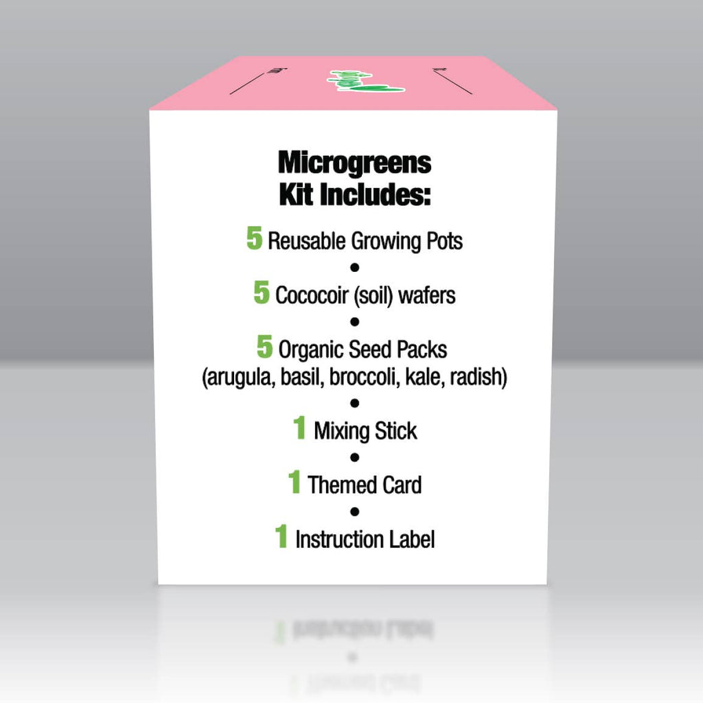 Gift Box - Mother's Day Sow and Grow Organic Microgreens