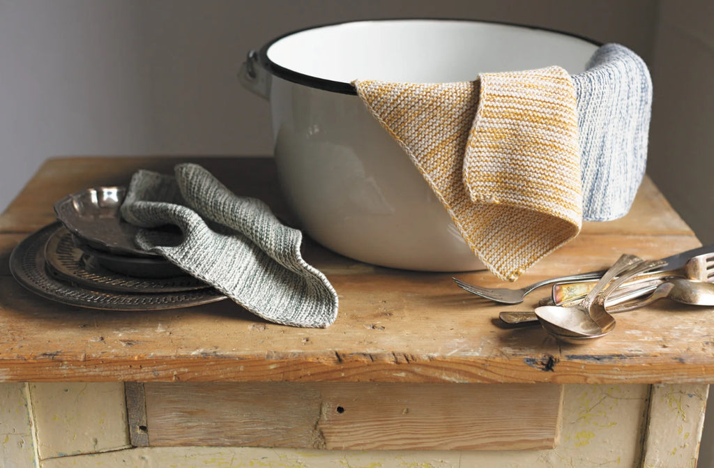 Set/2  knit dish cloths