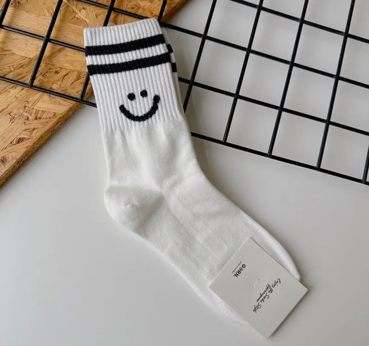 Smile face socks