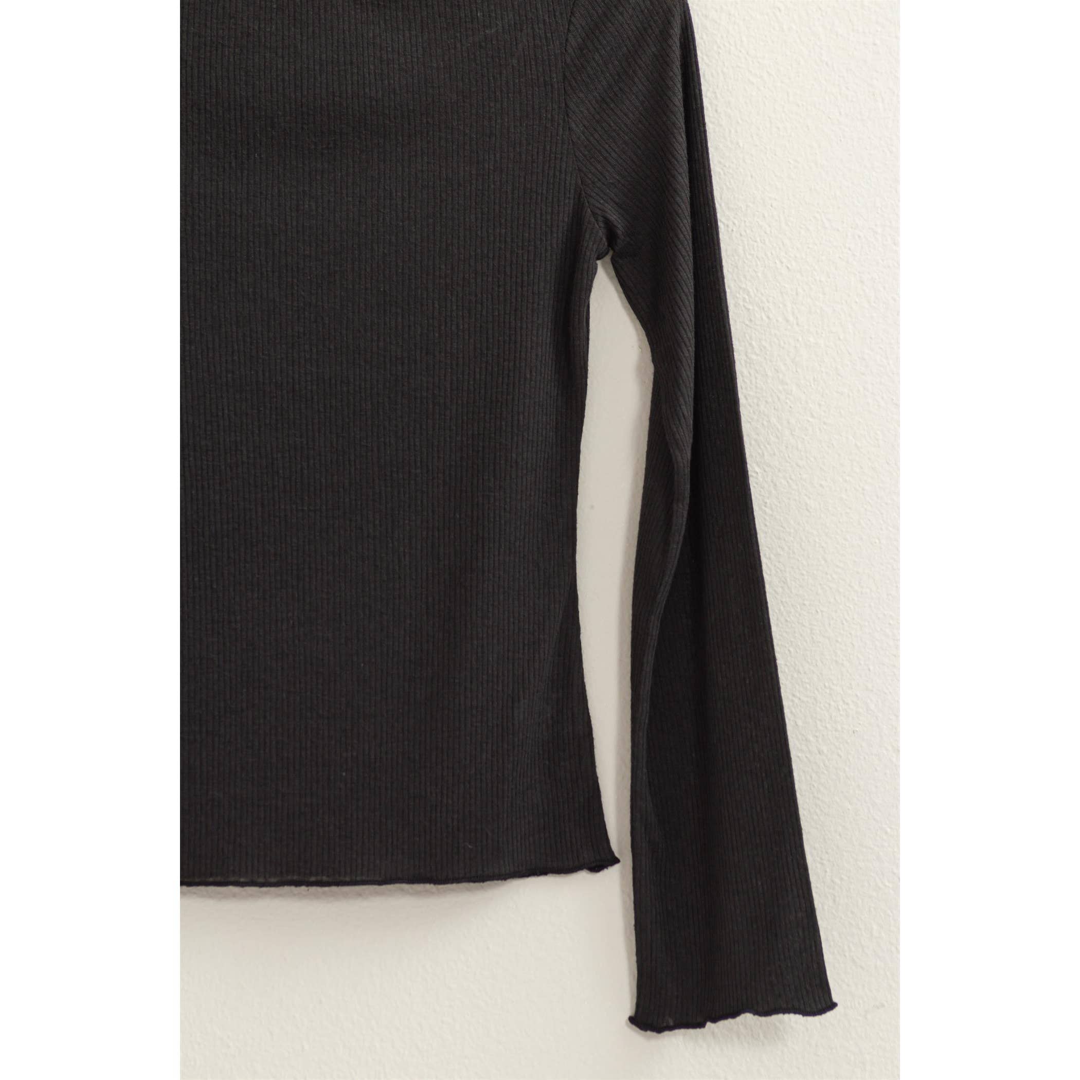 Rachel Ribbed Long Sleeve Top