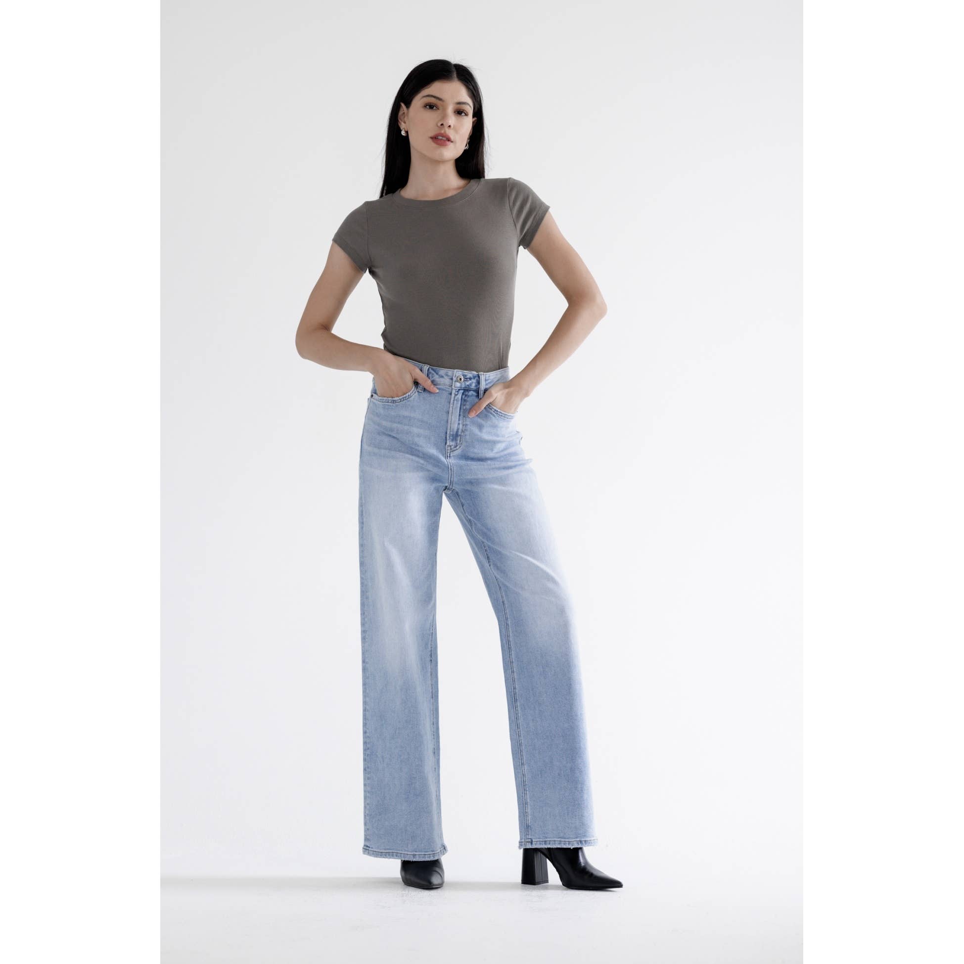 SUPER HIGH RISE STRAIGHT LEG LOOSE FIT