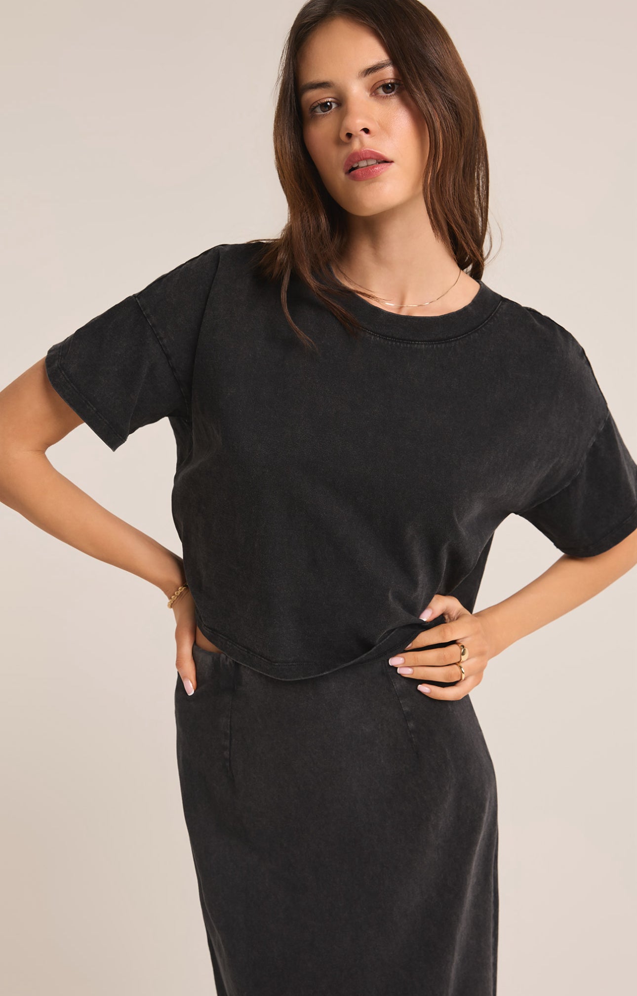 Sway cropped tee