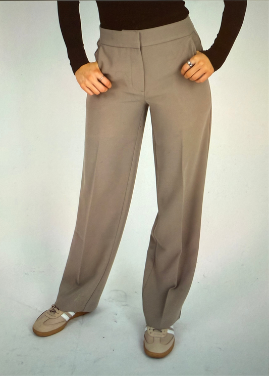 Blake zip up straight leg pants