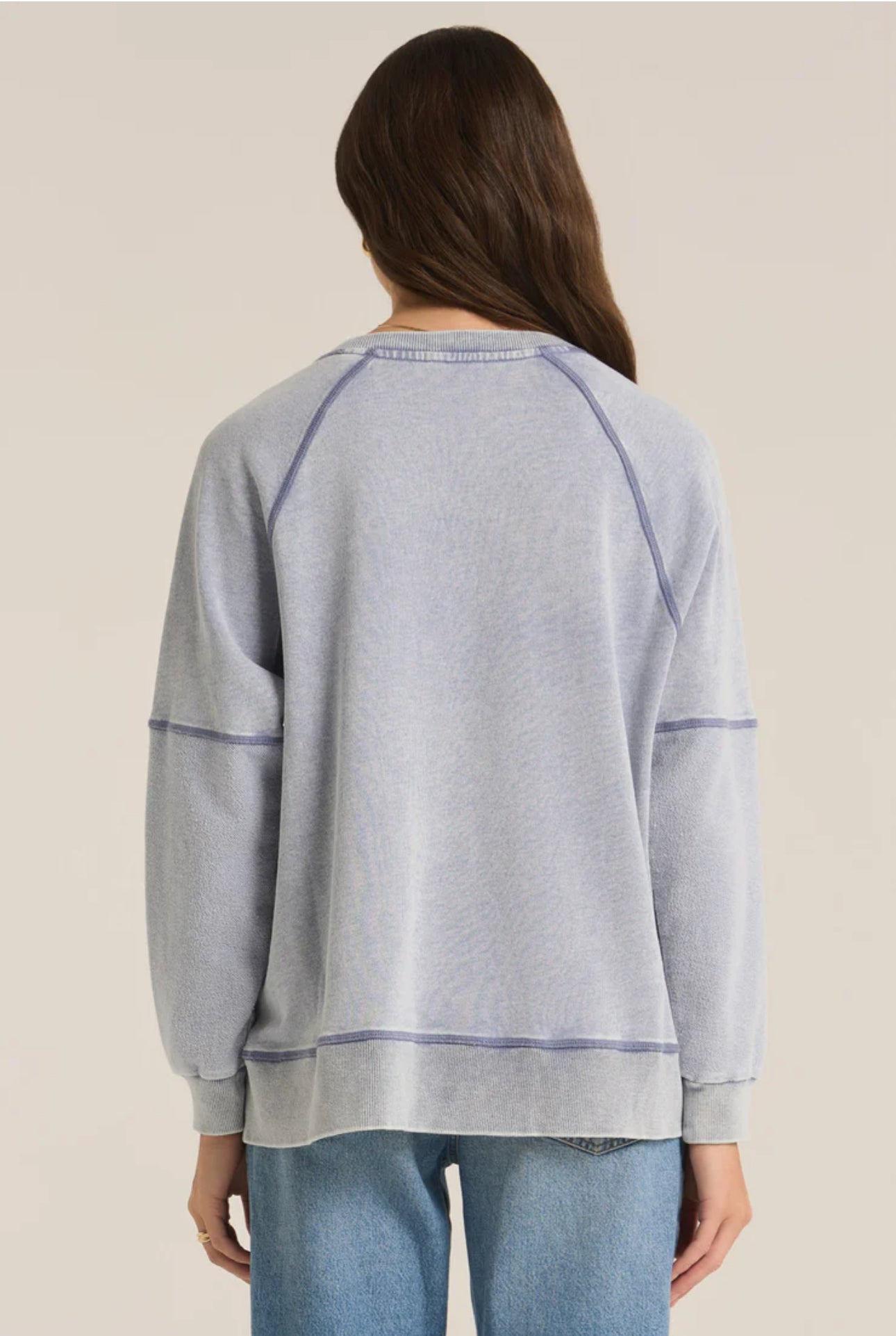 Zsupply Easy knit denim sweatshirt