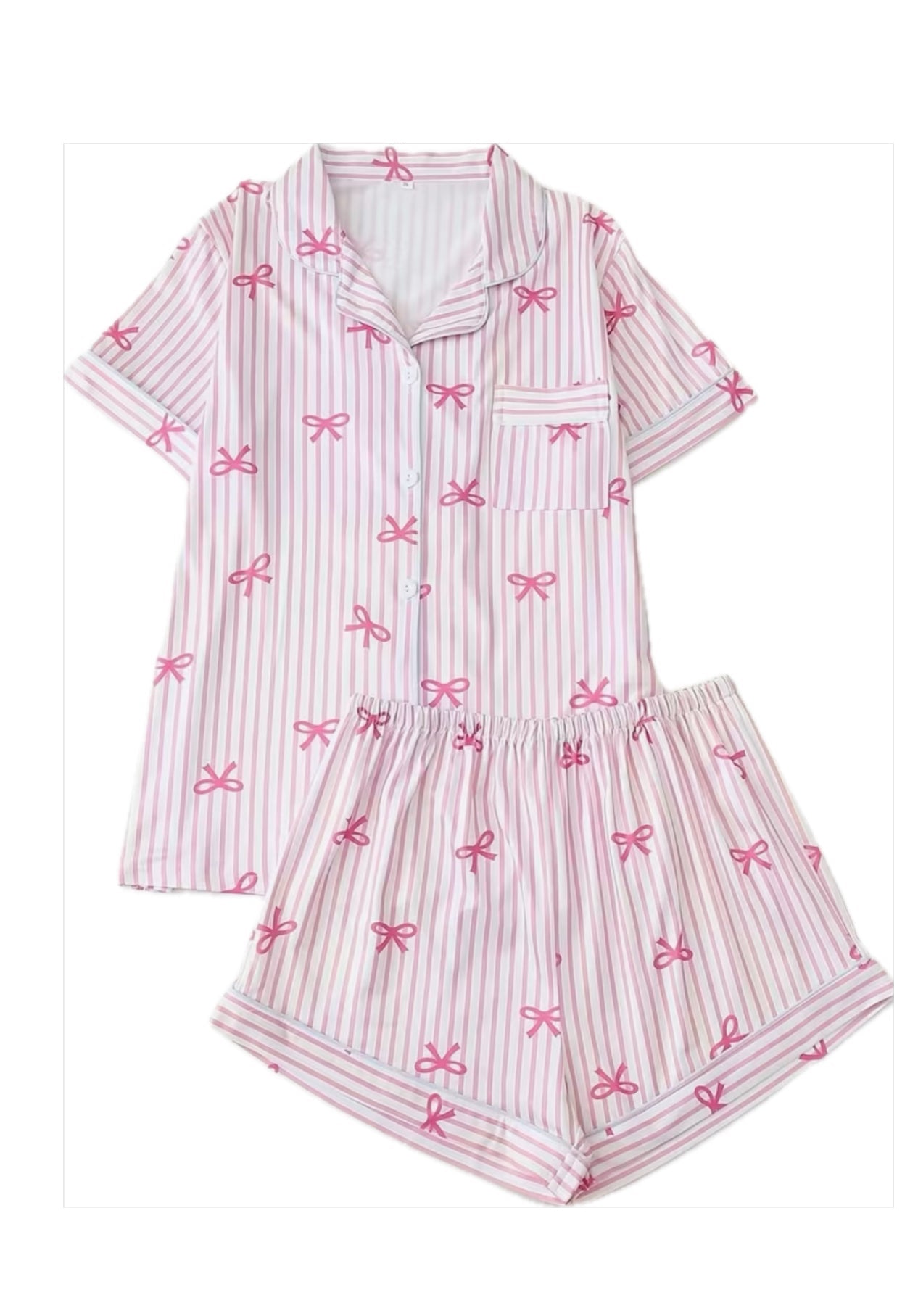 Bow Tie Pjs Set