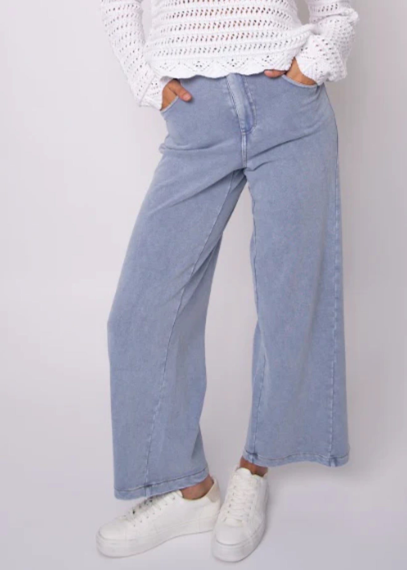 JEN DENIM LOOK FRENCH TERRY