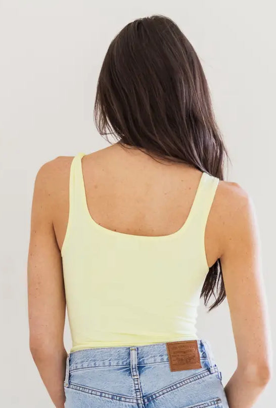 Hannah Bodysuit in Lemoncello