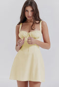 Butter yellow dress