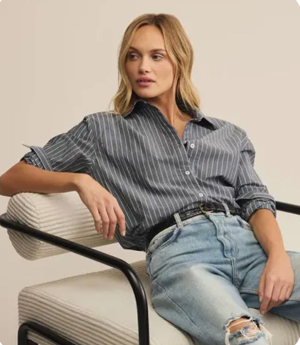 Seaport striped Poplin shirt