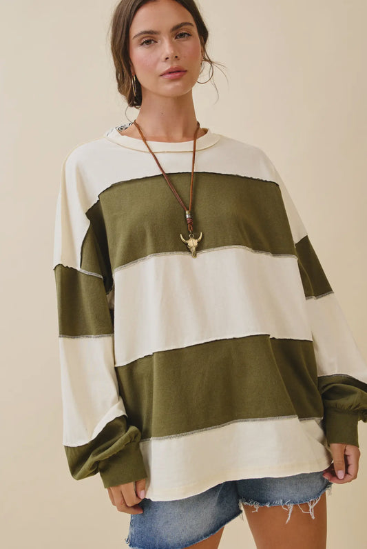 Slouched long sleeve tshirts