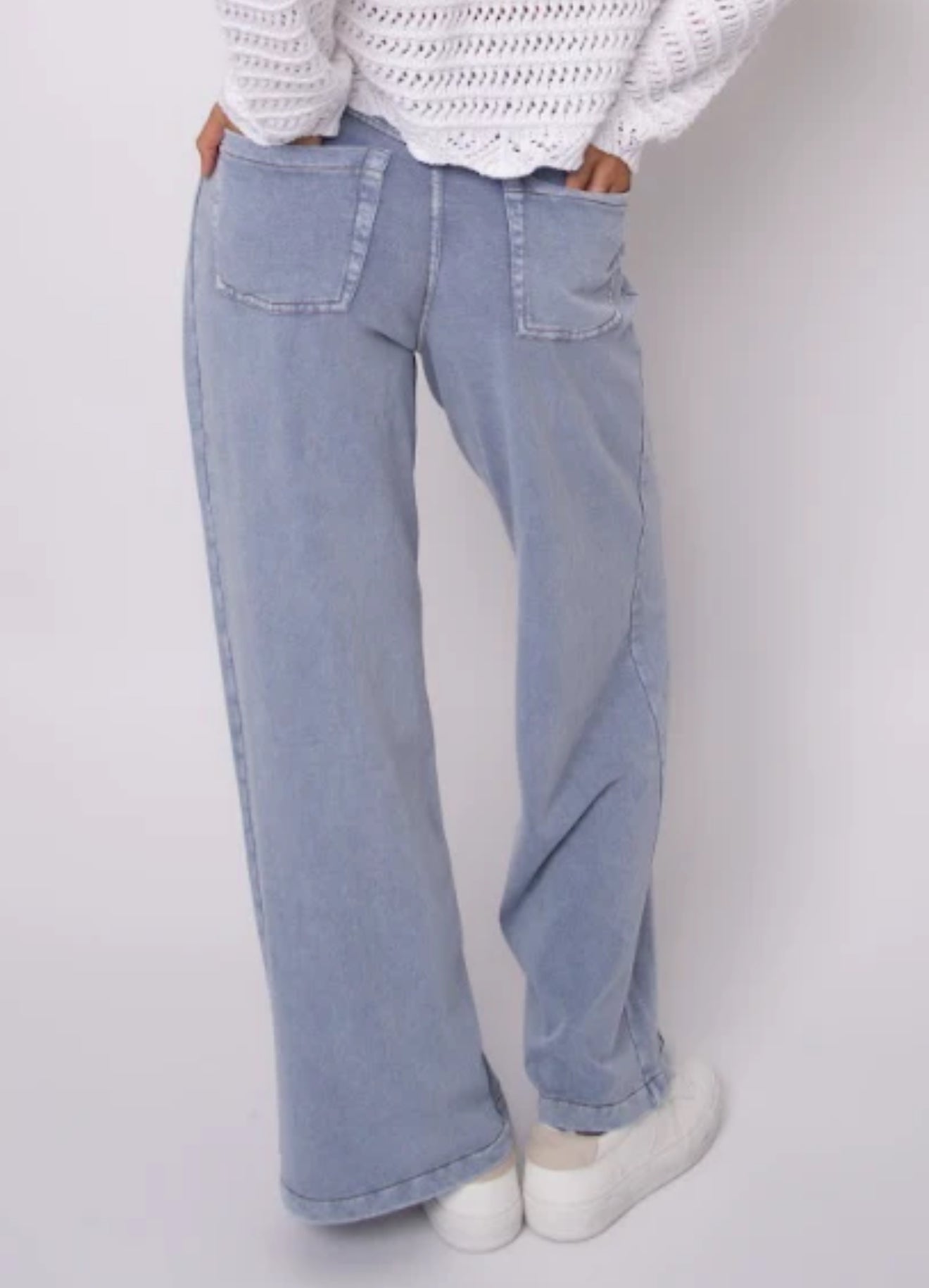 JEN DENIM LOOK FRENCH TERRY