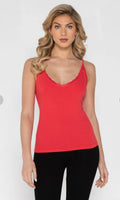Bamboo Tank W/Lace Trim