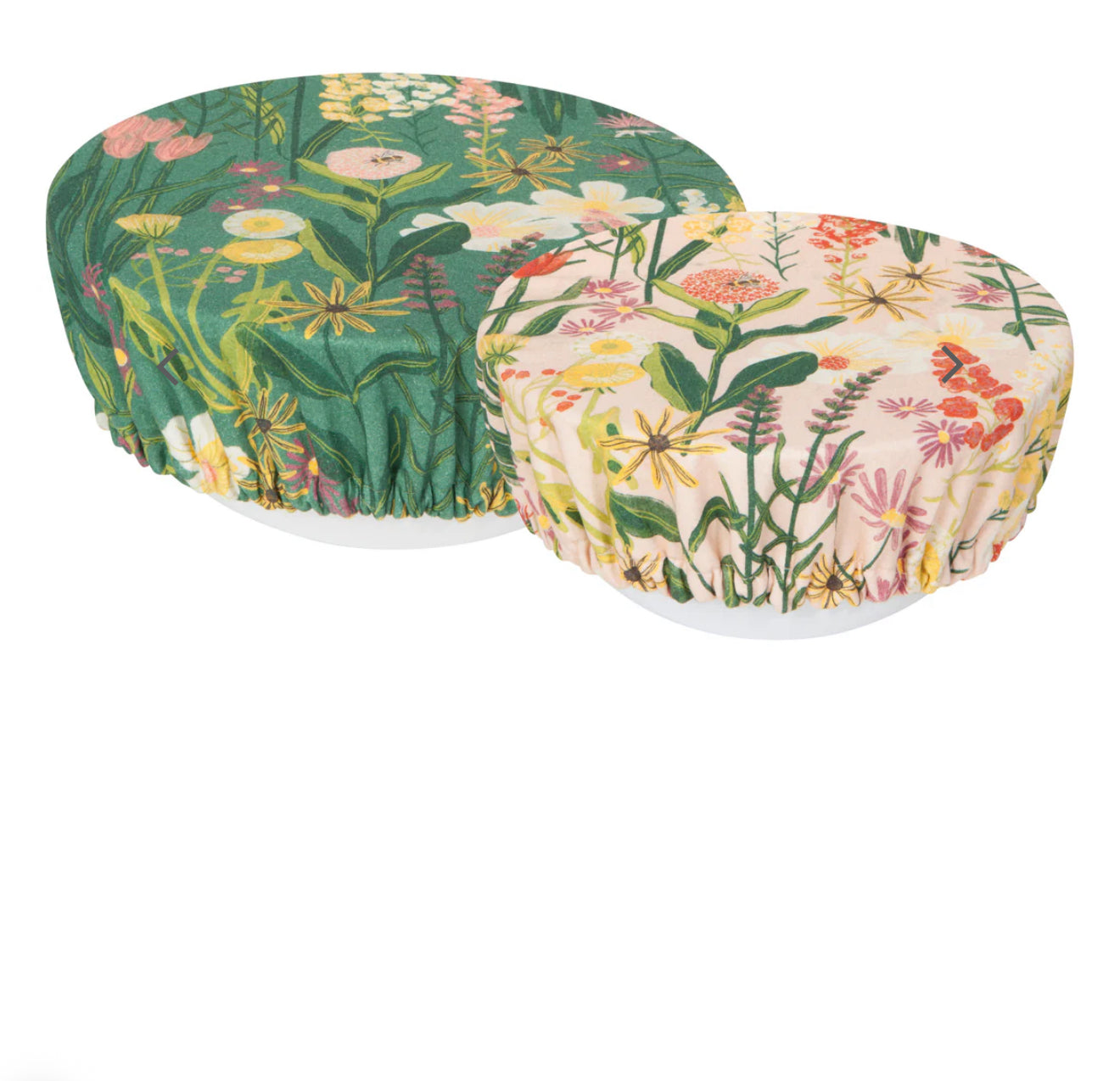 Bees & Blooms Bowl Covers Set of 2