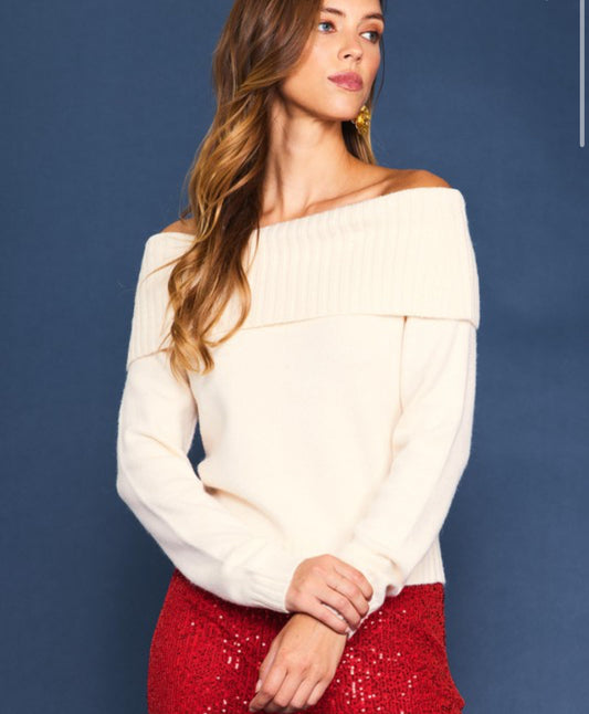 Off Shoulder Long Sleeve