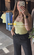 Priv Hannah Bodysuit in Lemoncello