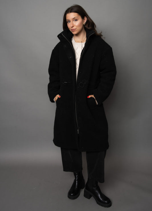 Mila long sherpa jacket