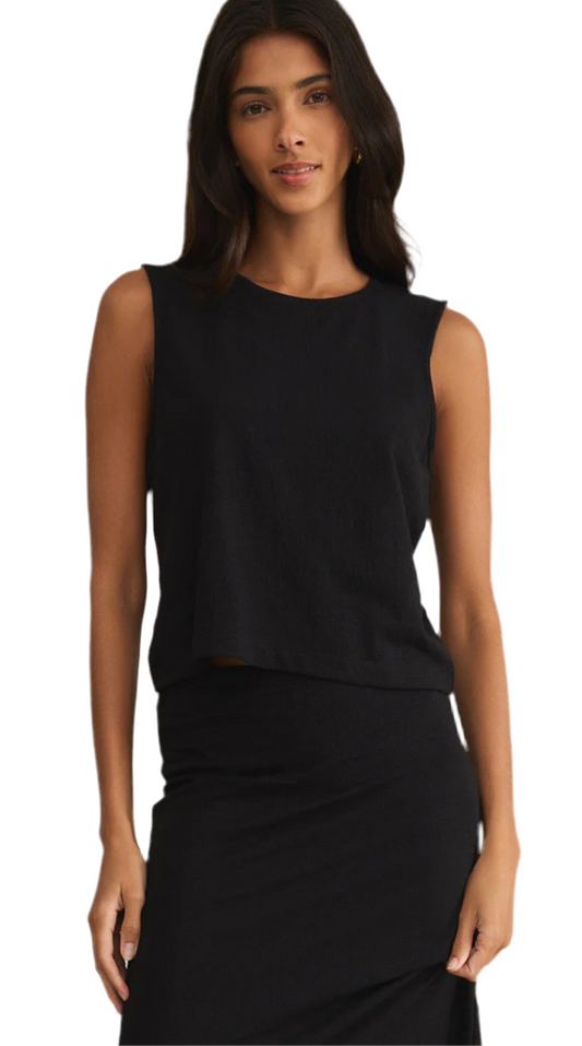 SLOANE TEXTURED SLUB TOP
