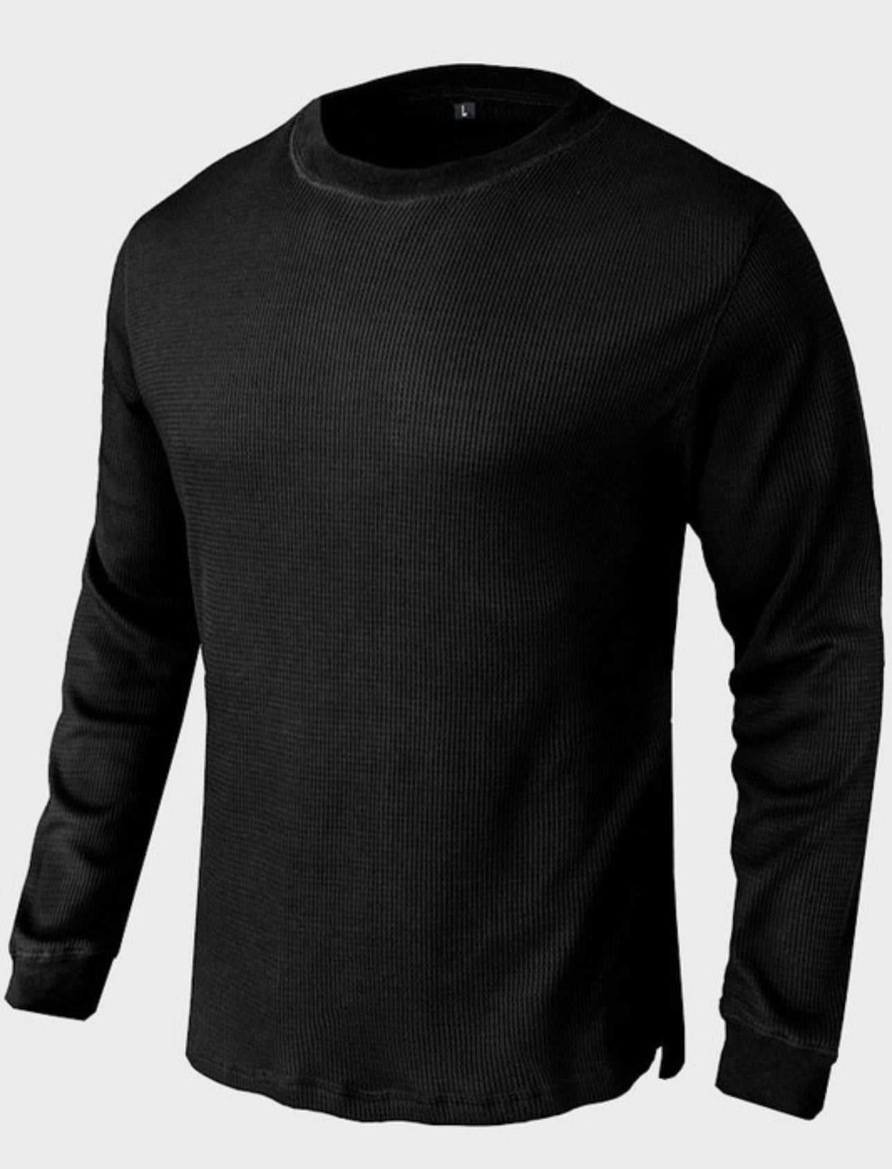 Basic Waffleknit Long Sleeve