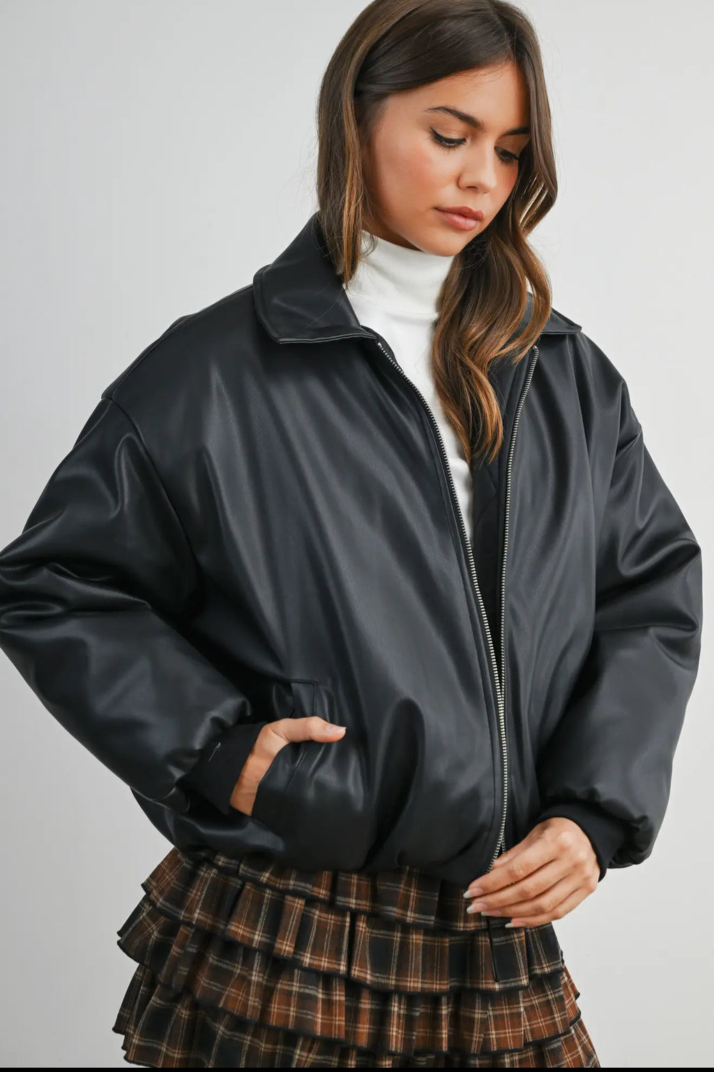 Puffer Bomber Jacket