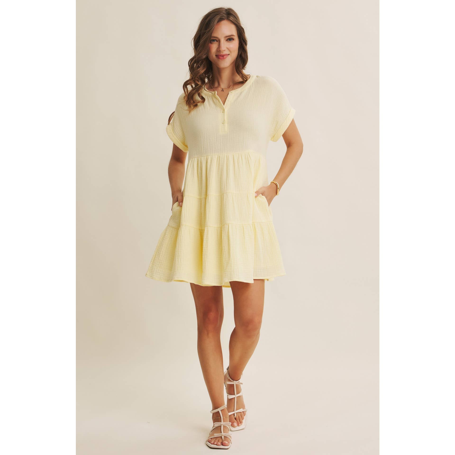 Cloud Tiered Babydoll  Mini