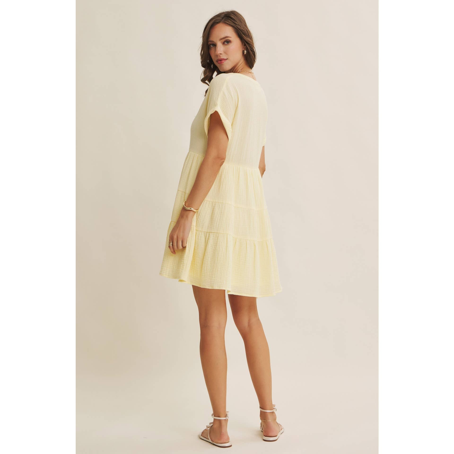 Cloud Tiered Babydoll  Mini