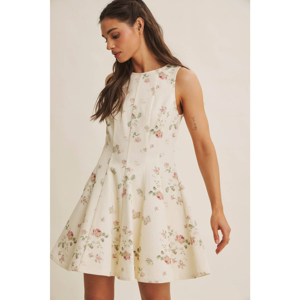 English Rose Mini Dress