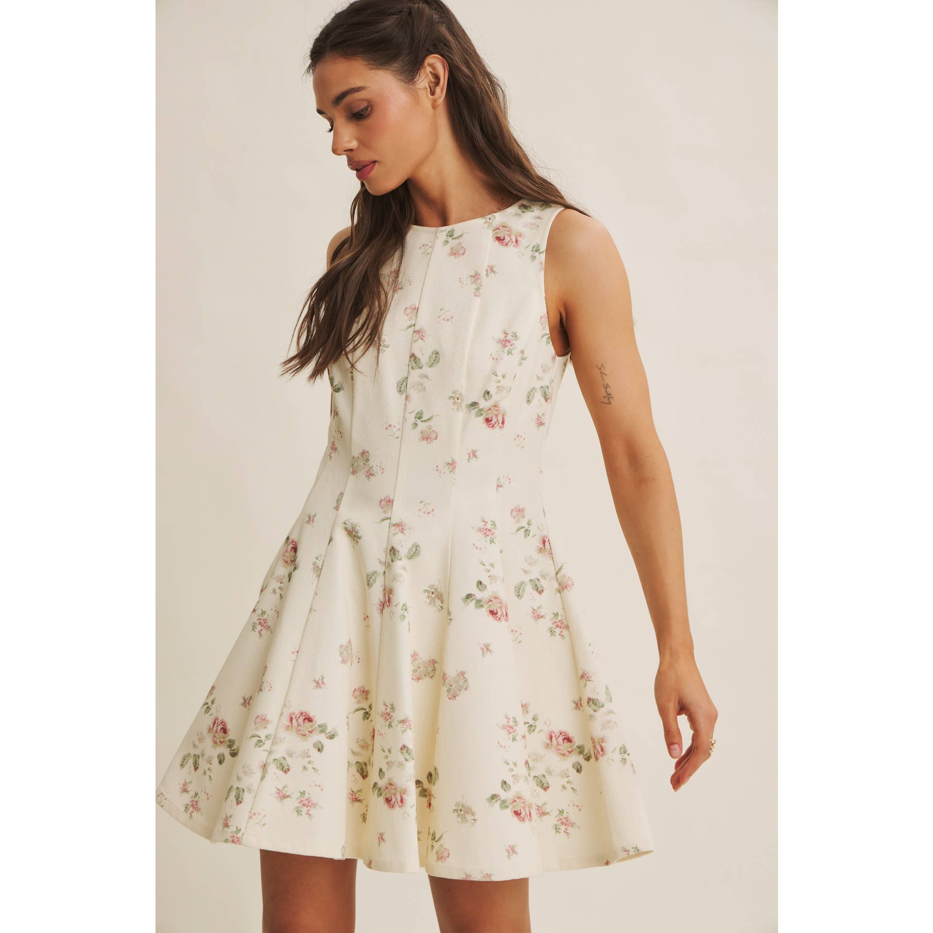 English Rose Mini Dress