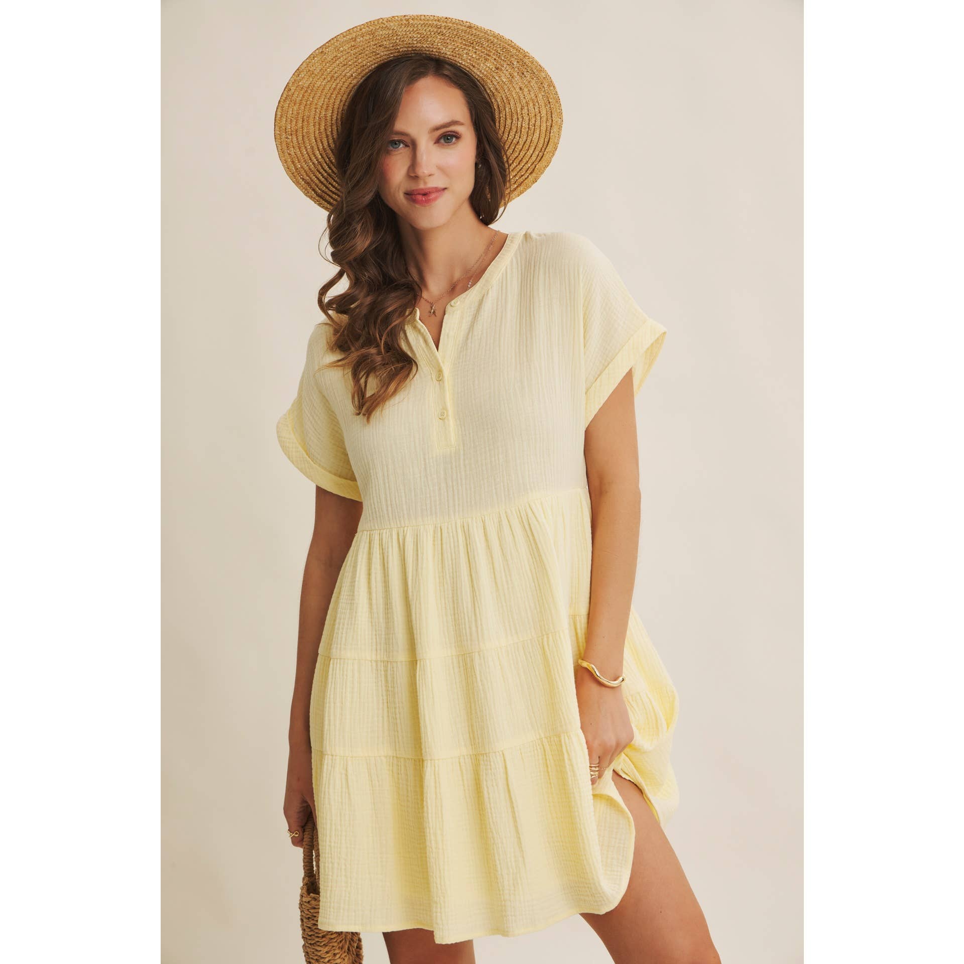 Cloud Tiered Babydoll  Mini