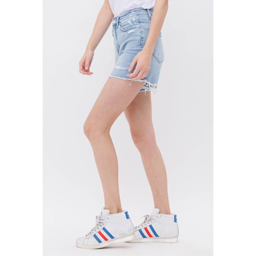 ANTHEMIS HIGH RISE MIDI SHORTS STRETCH