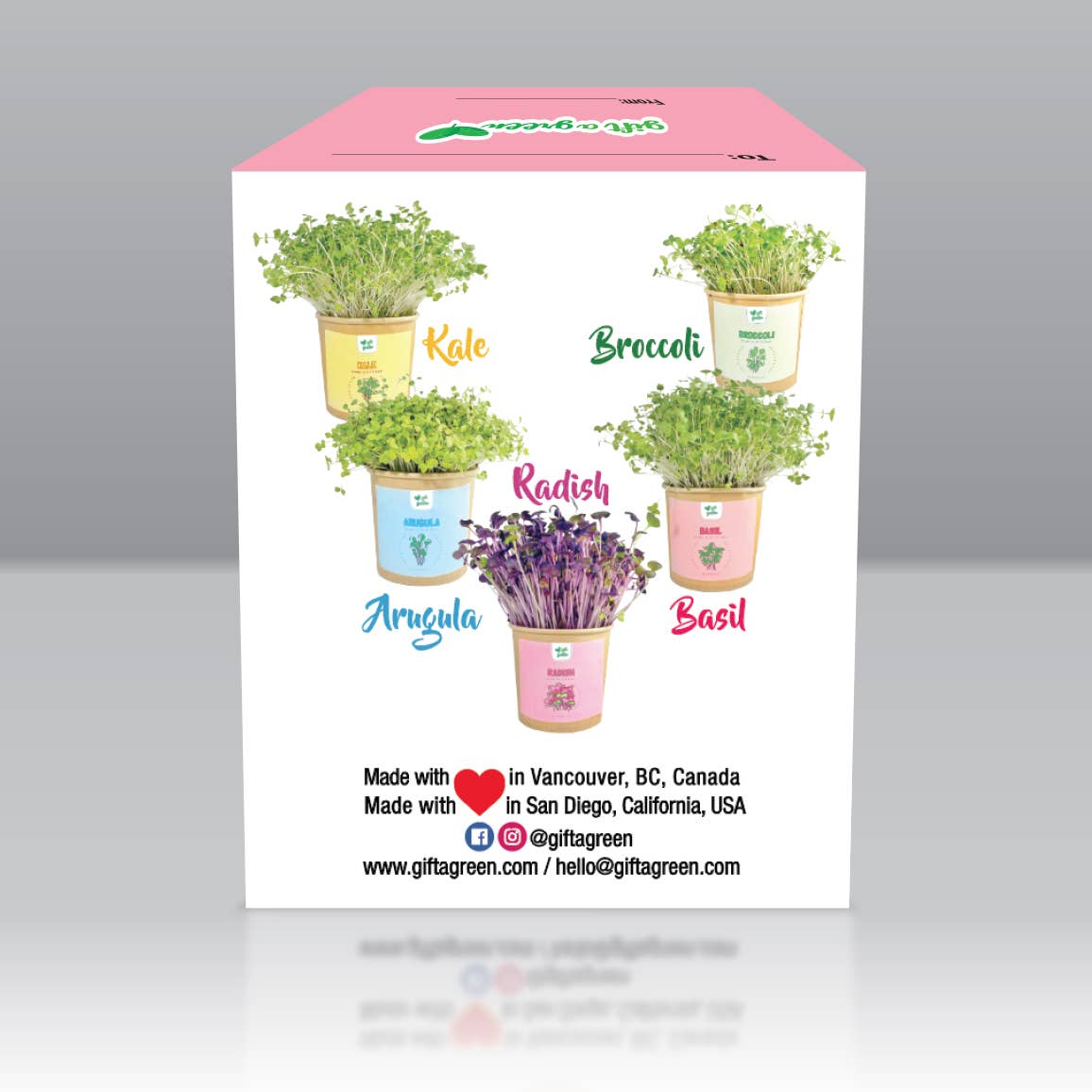 Gift Box - Mother's Day Sow and Grow Organic Microgreens