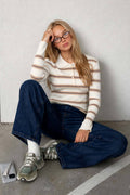 MULTI-COLOUR POLO SWEATER