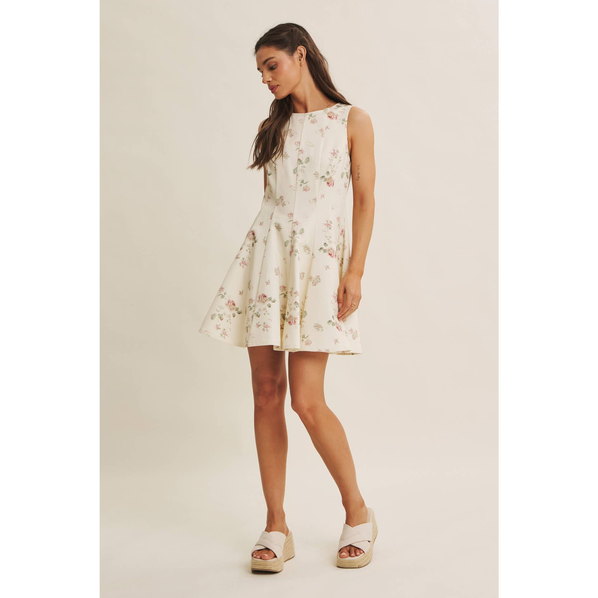 English Rose Mini Dress