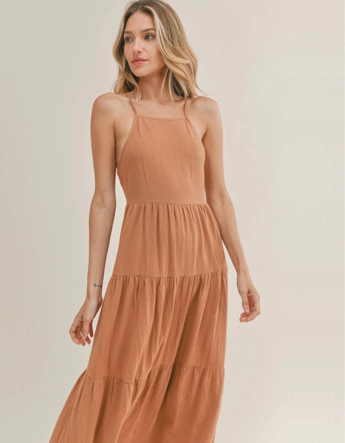 Out West Tiered Maxi Dress