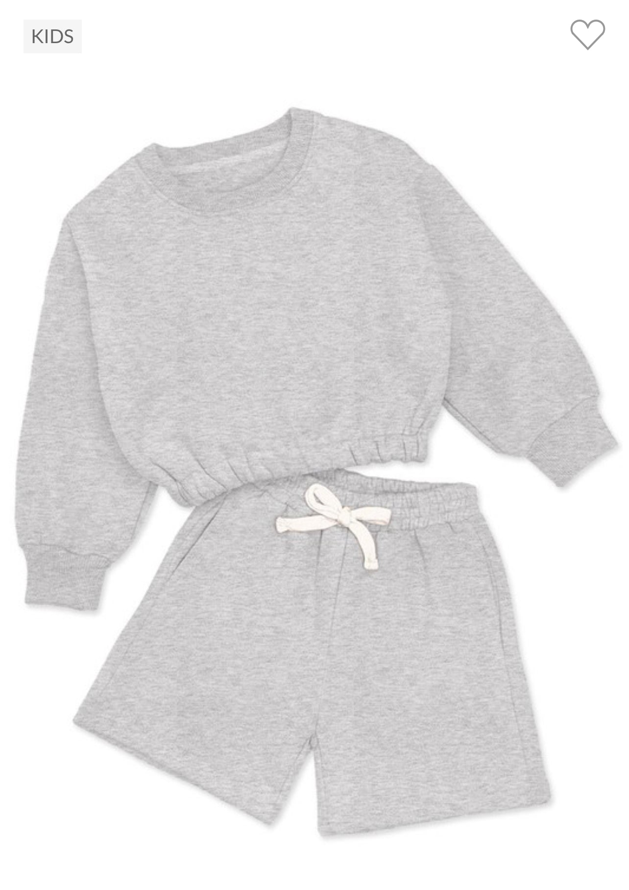 Girls Short Jogger Set