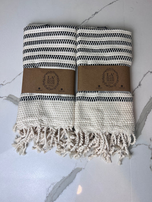 Diamond Turkish Cotton Kitchen or Bath Hand Towel