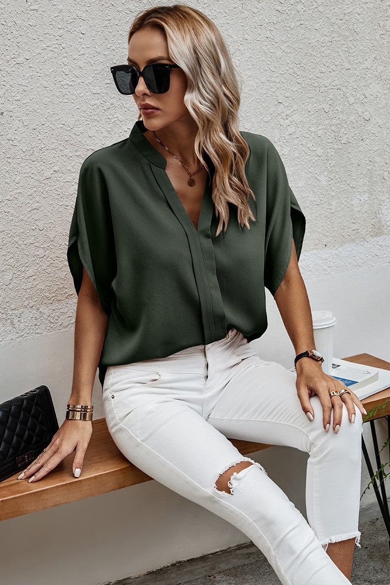 V-Neck Blouse